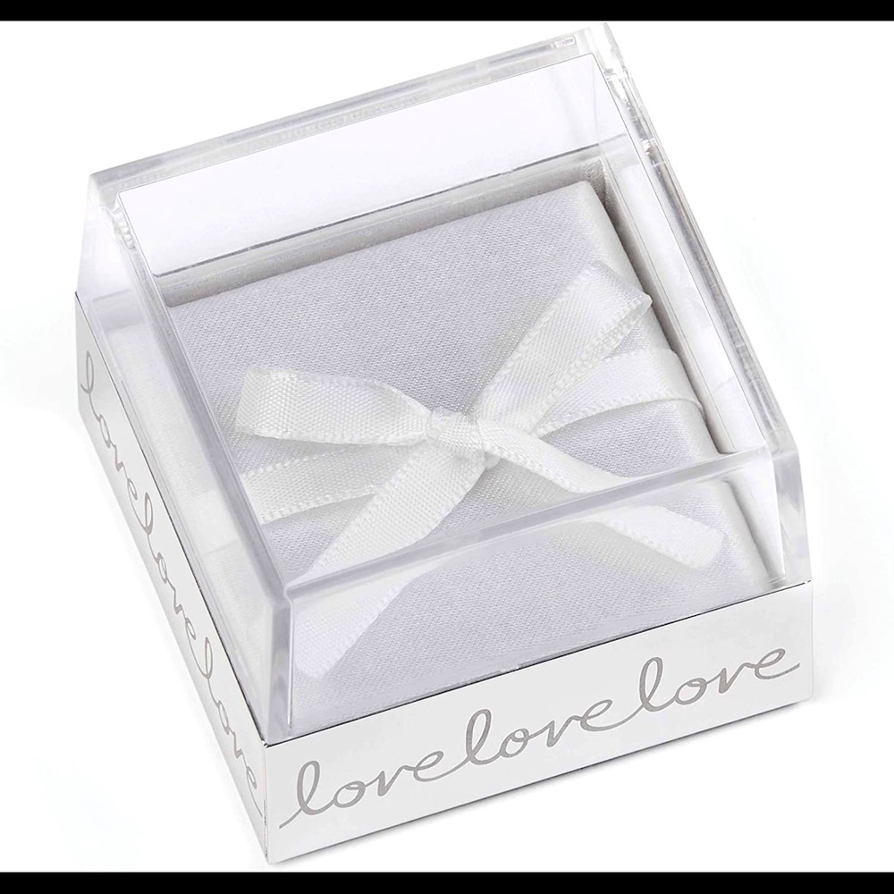 New Kate Spade wedding Ring Box with hearts